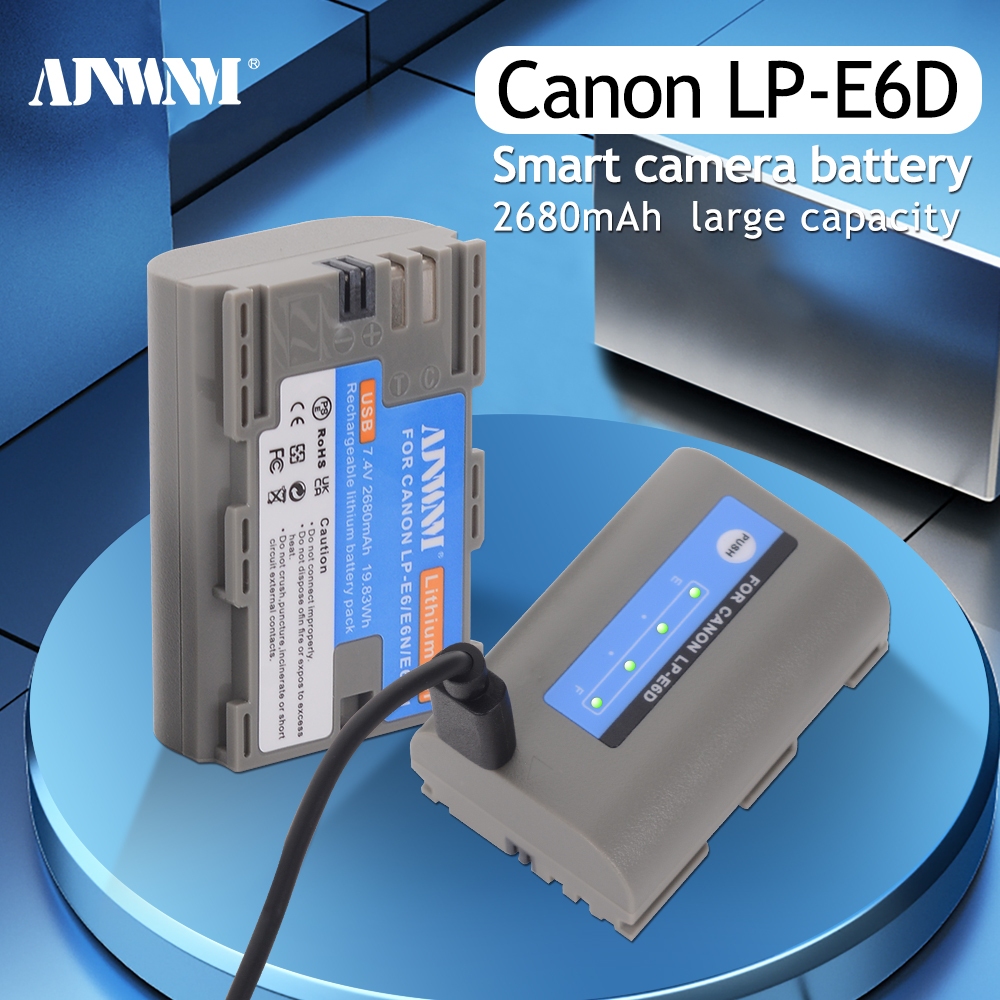 ลด 45%: 2680mAh LP-E6D เปลี่ยน LP-E6N