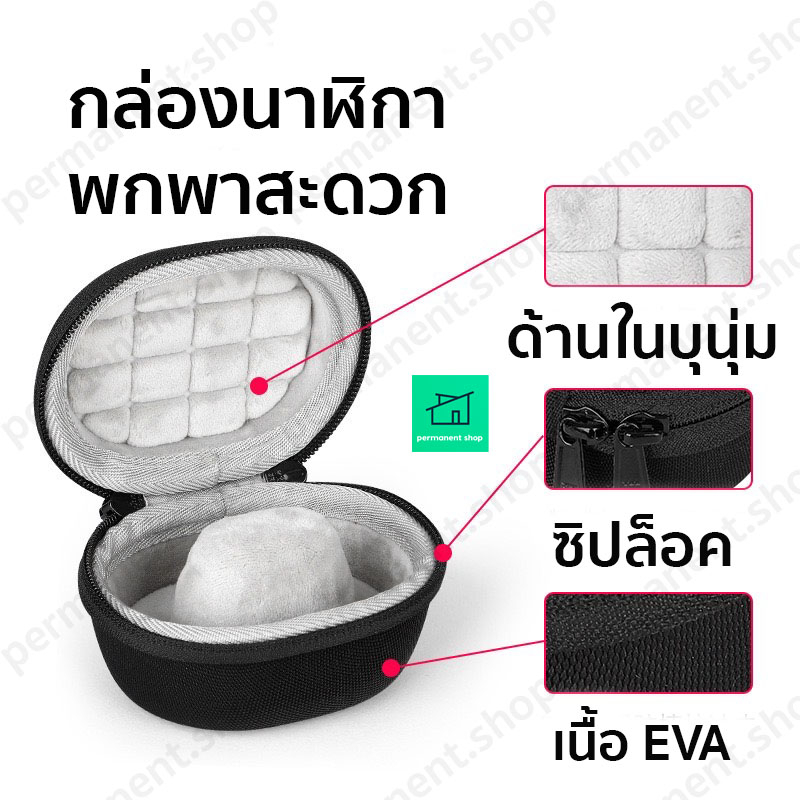 ลด 47%: กล่องใส่นาฬิกาพกพา ด้านในบุนุ่ม