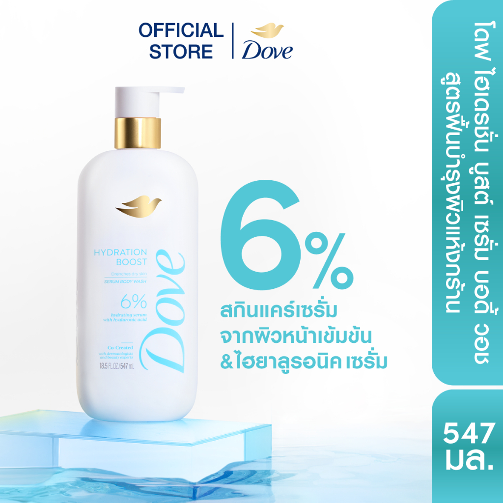 ลด 48%: ใหม่ โดฟเซรั่มอาบน้ํา ไฮเดรชั่น