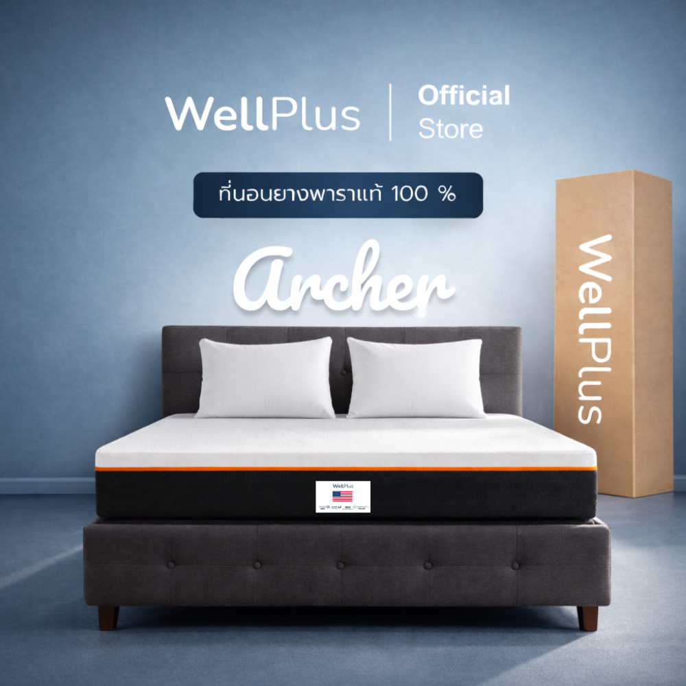 ราคาลดลงใหม่: Wellplus ที่นอนยางพาราแท้