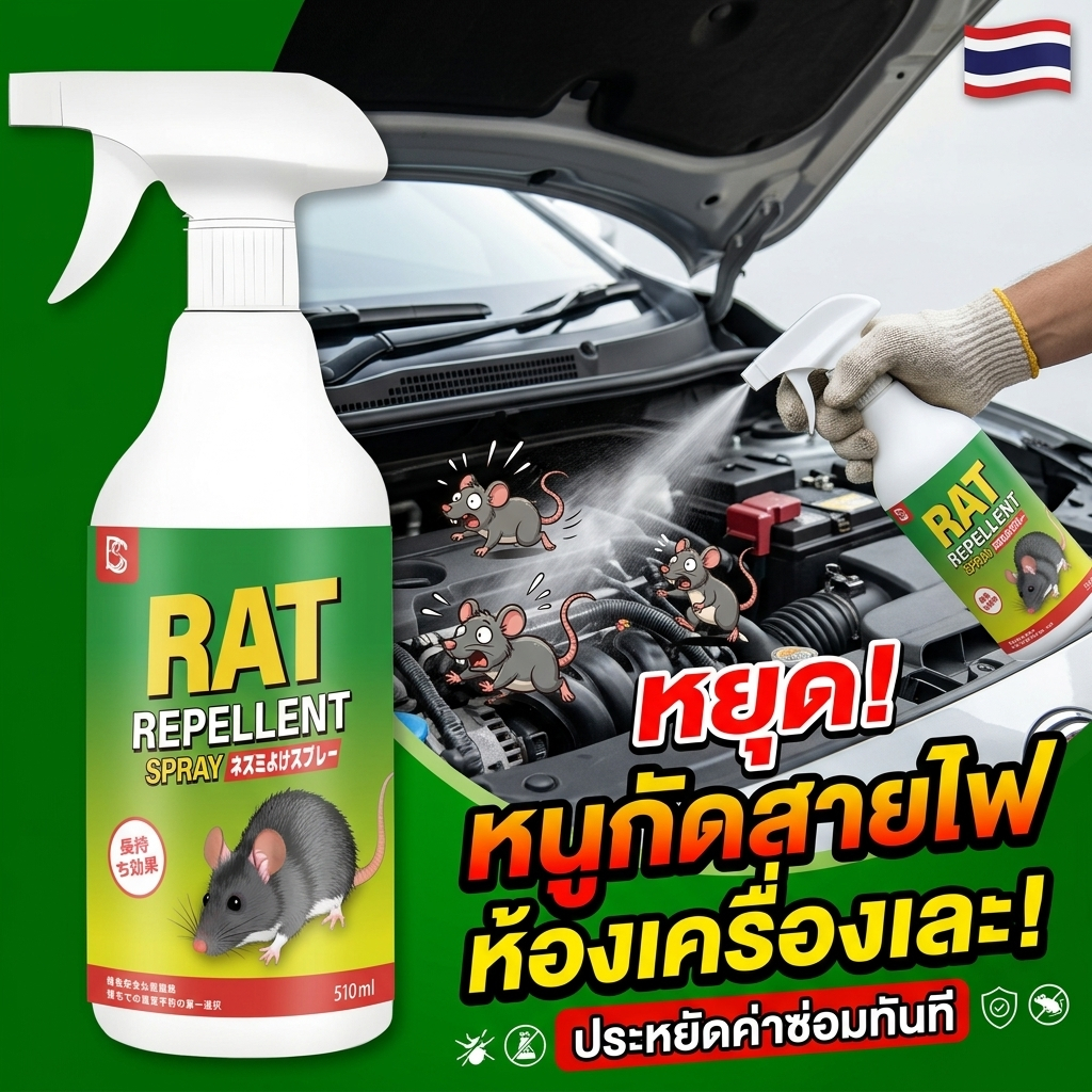 ลด 38%: ฉีด 1 ครั้ง หายหมด ยาไล่หนู