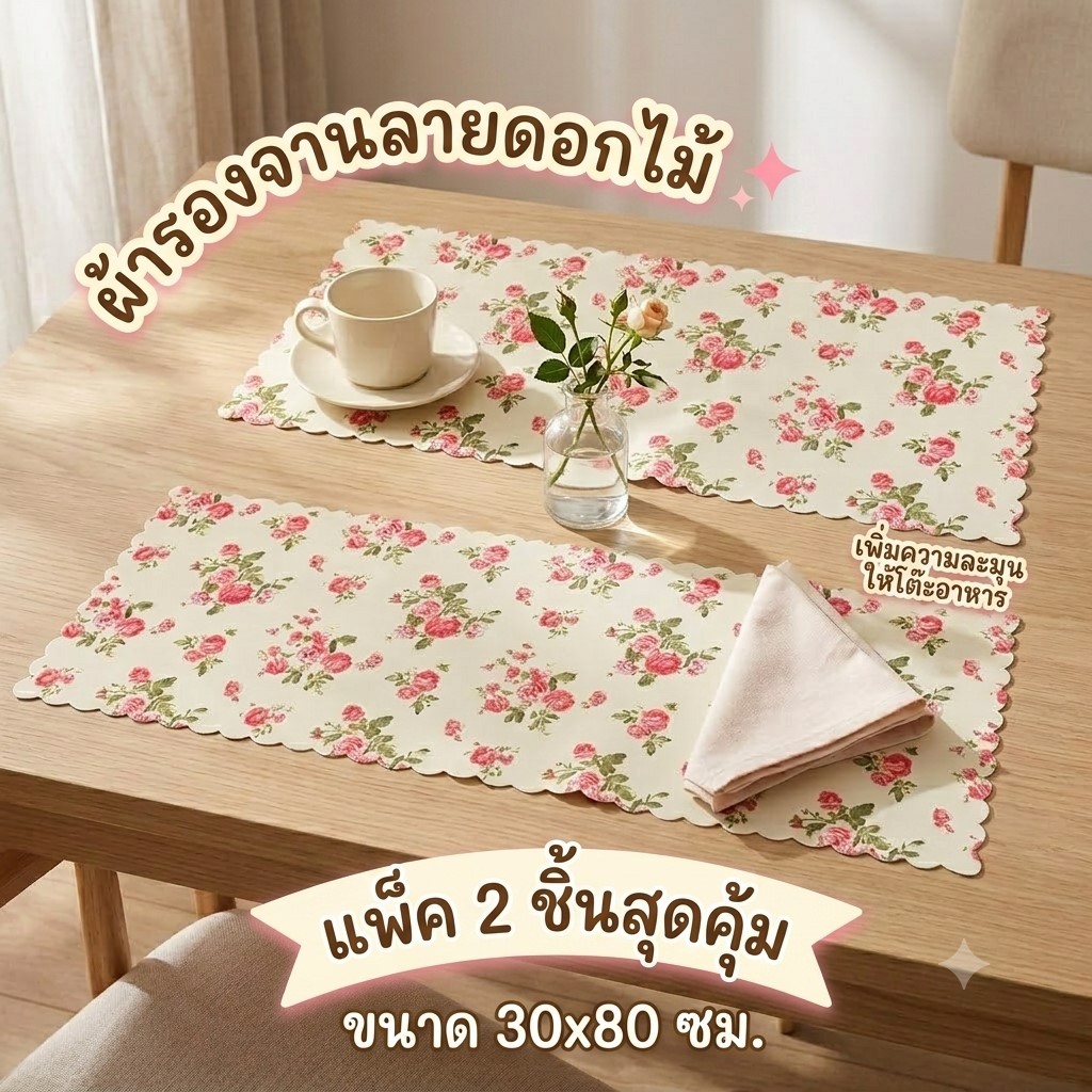 ราคาลดลงใหม่: Am Ali Mall ผ้ารองจาน