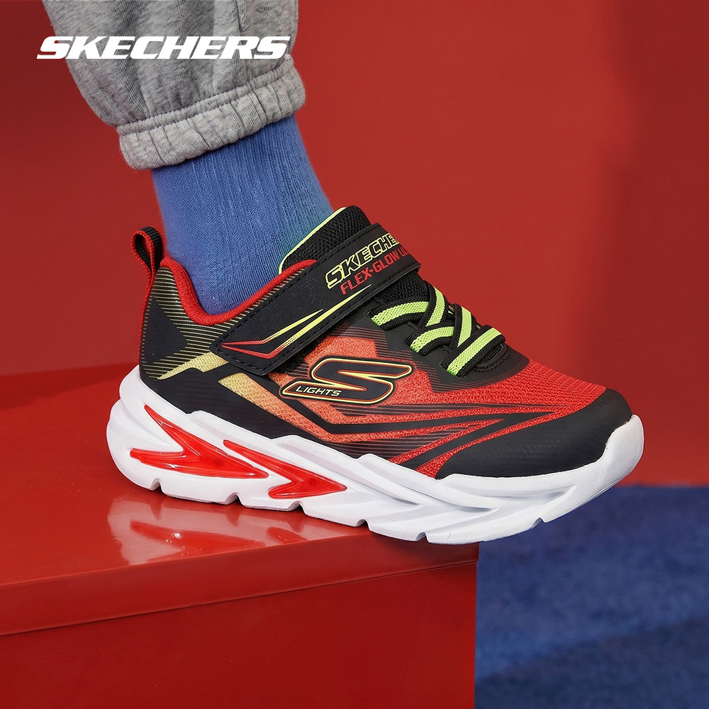 ลด 28%: Skechers สเก็ตเชอร์ส รองเท้าเด็กผู้ชาย Boys Flex-Glow (latest)