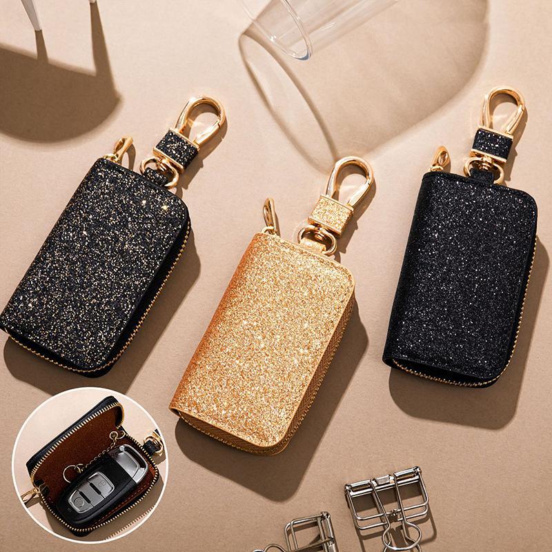 ราคาลดลงใหม่: เงา PU Key Pouch Zipper