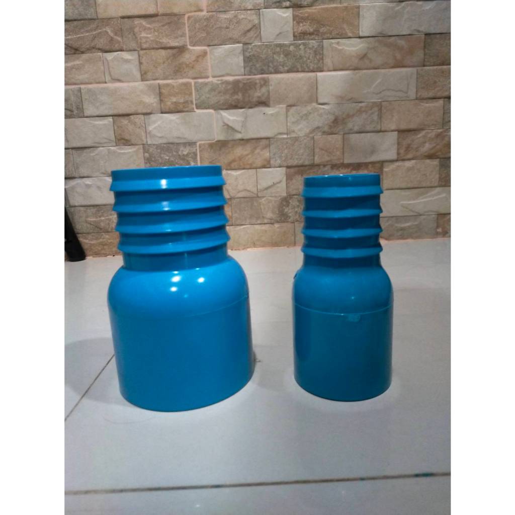 ลด 26%: หางปลาไหล PVC ข้างเดียว ข้อต่อสายยาง+ท่อ ขนาด (สีฟ้า)