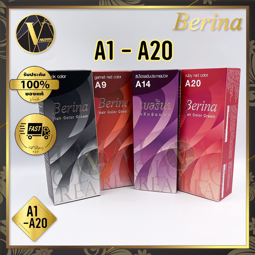 ลด 33%: __MGC_VARIANT_0__ Berina Hair Color Cream (60 g.)