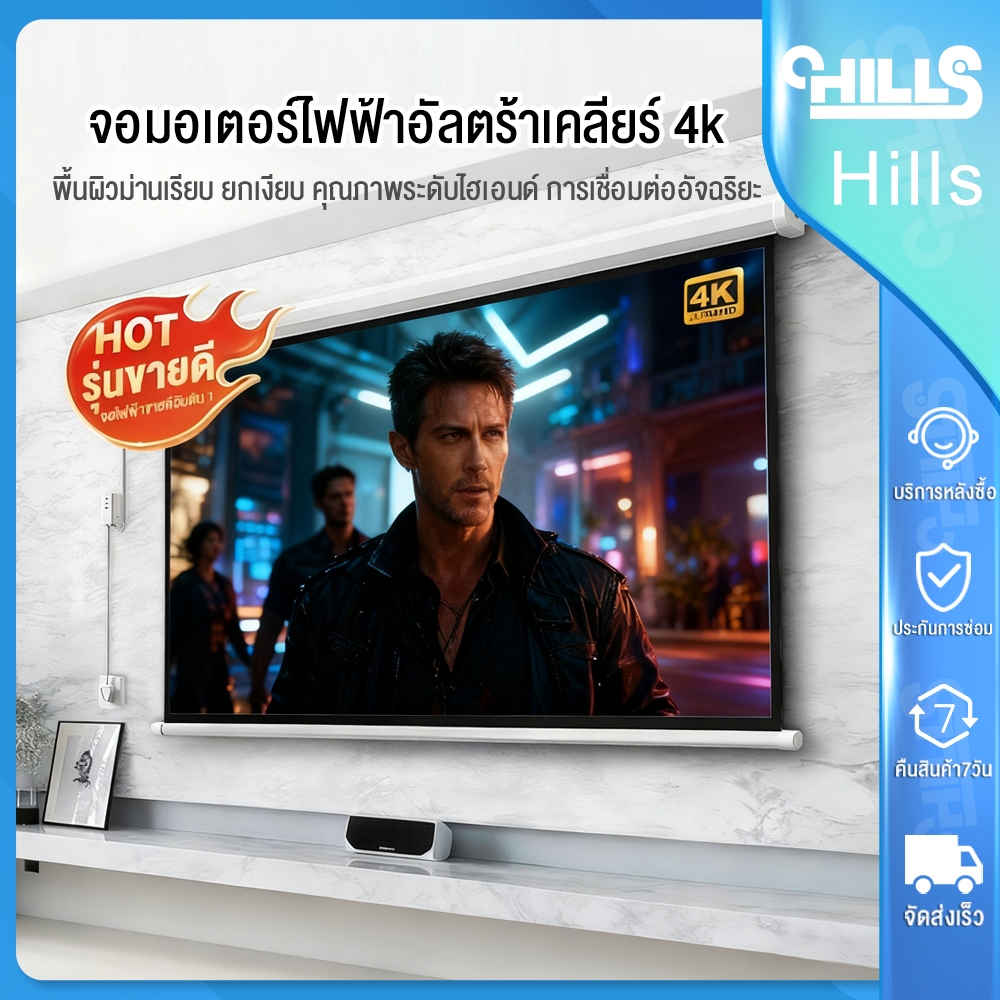 ราคาลดลงใหม่: Electric Screen