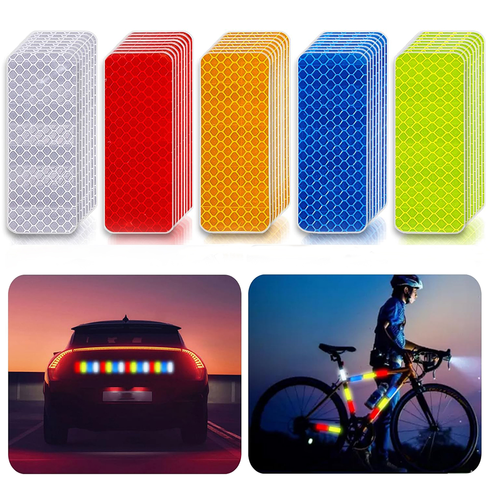 ราคาลดลงใหม่: 10PCS 3*8 ซม.รถ Reflector