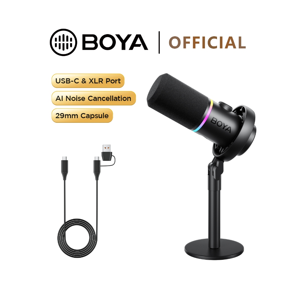 ลด 23%: BOYA CastMic S60 ไมโครโฟนไดนามิก