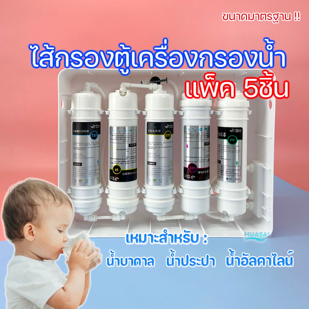 ราคาลดลงใหม่: เครื่องกรองนํ้า5ขั้นตอน