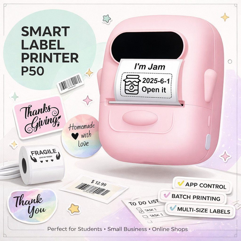 ลด 30%: Mini Label Printer