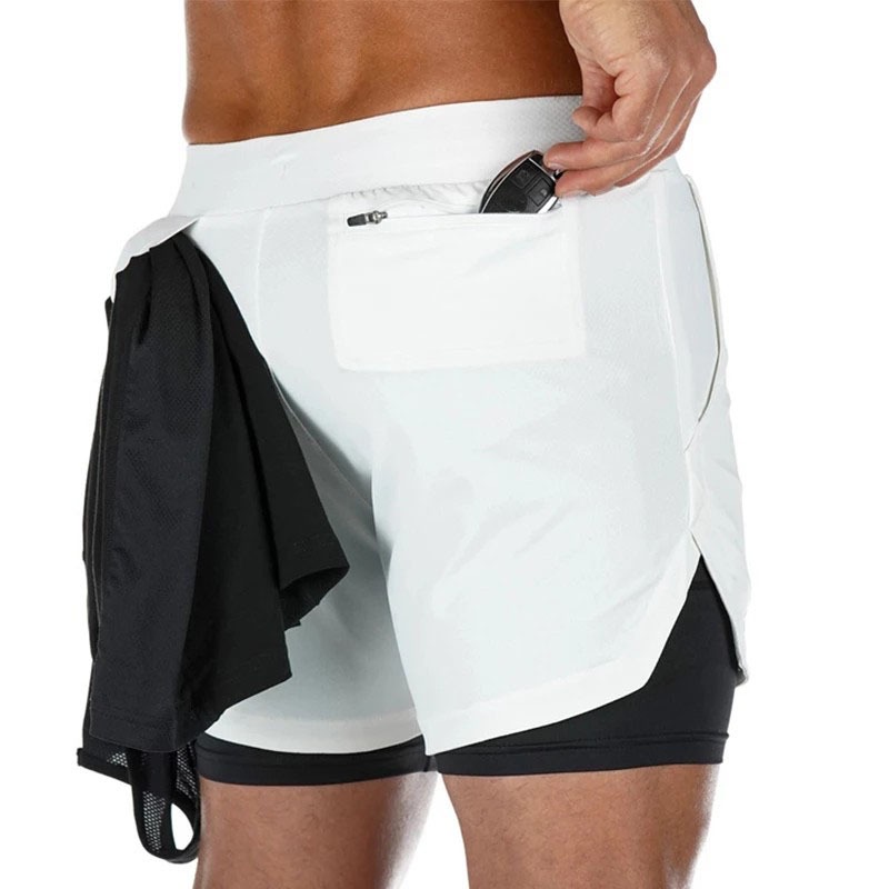 ลด 30%: Shortsสําหรับผู้ชายแบบ2ใน1