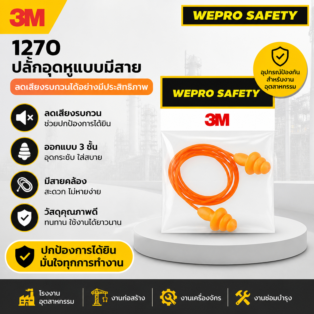 ลด 36%: ปลั๊กอุดหูลดเสียง