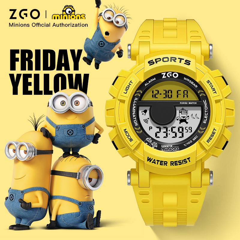 ราคาลดลงใหม่: ZGO x Minions นาฬิกาเด็ก