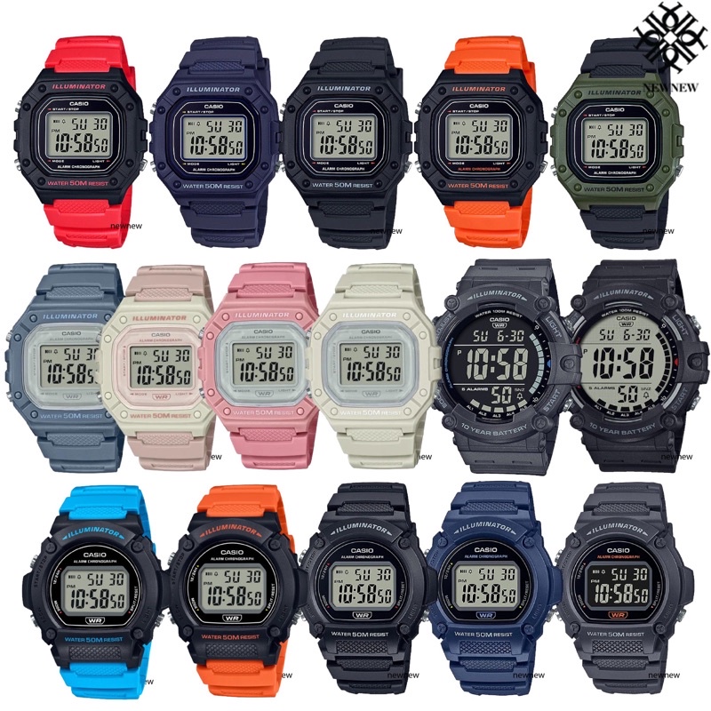 ราคาลดลงใหม่: CASIO STANDART รุ่น W-218H