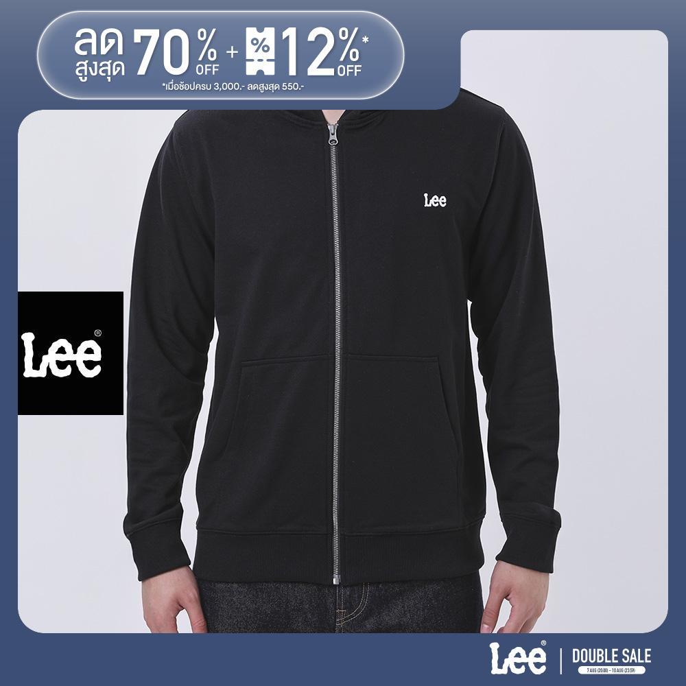 ลด 21%: LEE เสื้อฮู้ดดี้มีซิปผู้ชาย ทรง