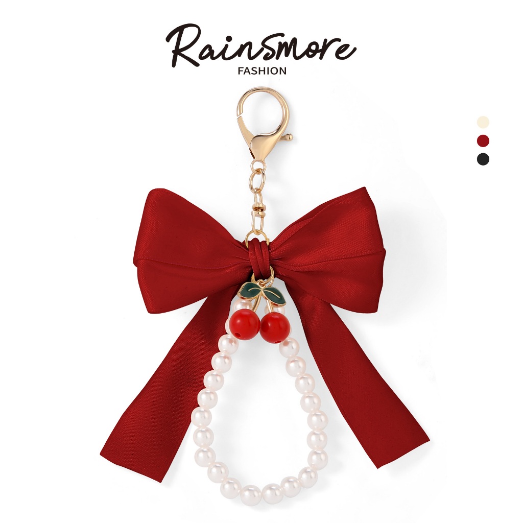 ราคาลดลงใหม่: RAINSMORE-จี้กุญแจโบว์มุกใ