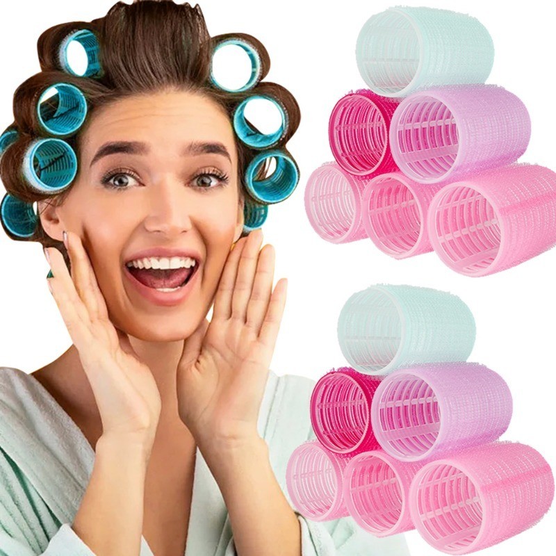 ลด 57%: Lazy Self-Adhesive Hair Curler -