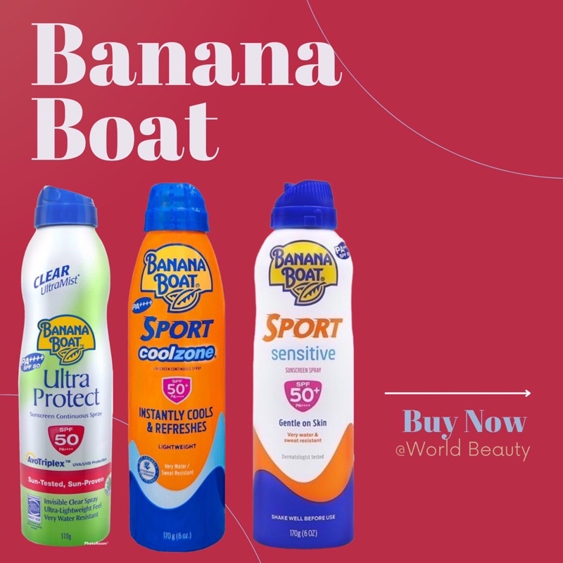 ลด 35%: กันแดด Banana Boat SpraySPF 50+