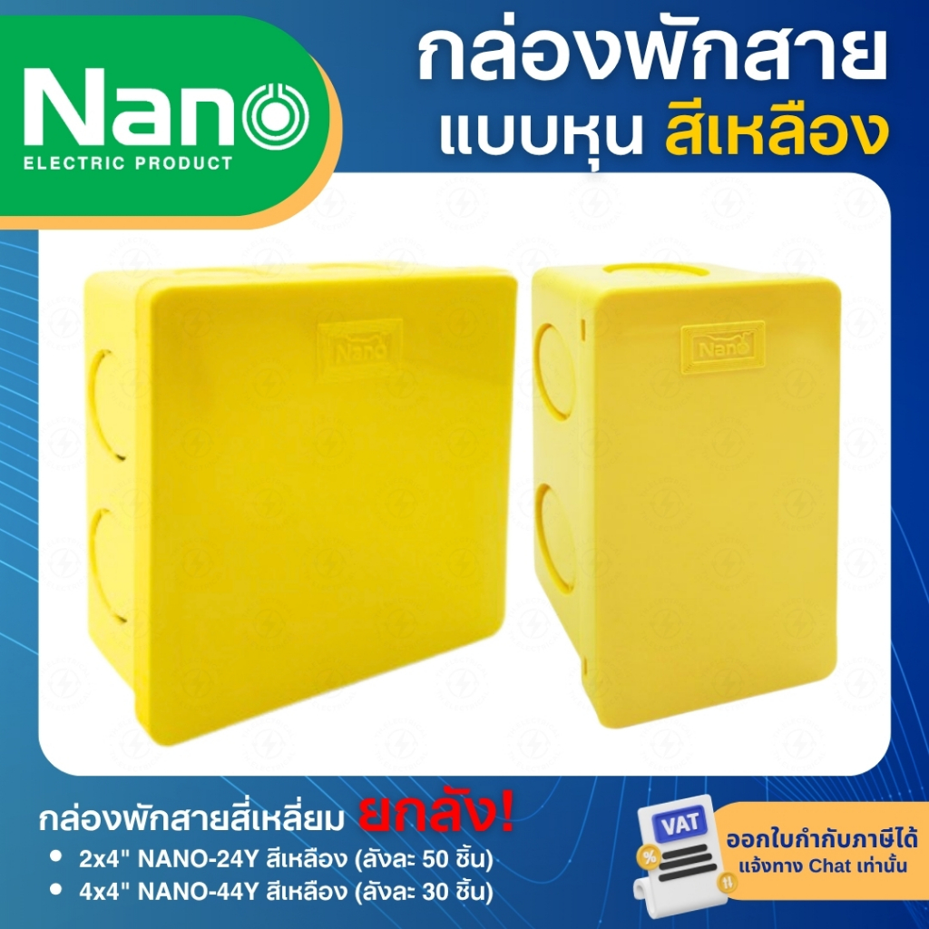 ราคาลดลงใหม่: NANO กล่องพักสายสี่เหลี่ยม
