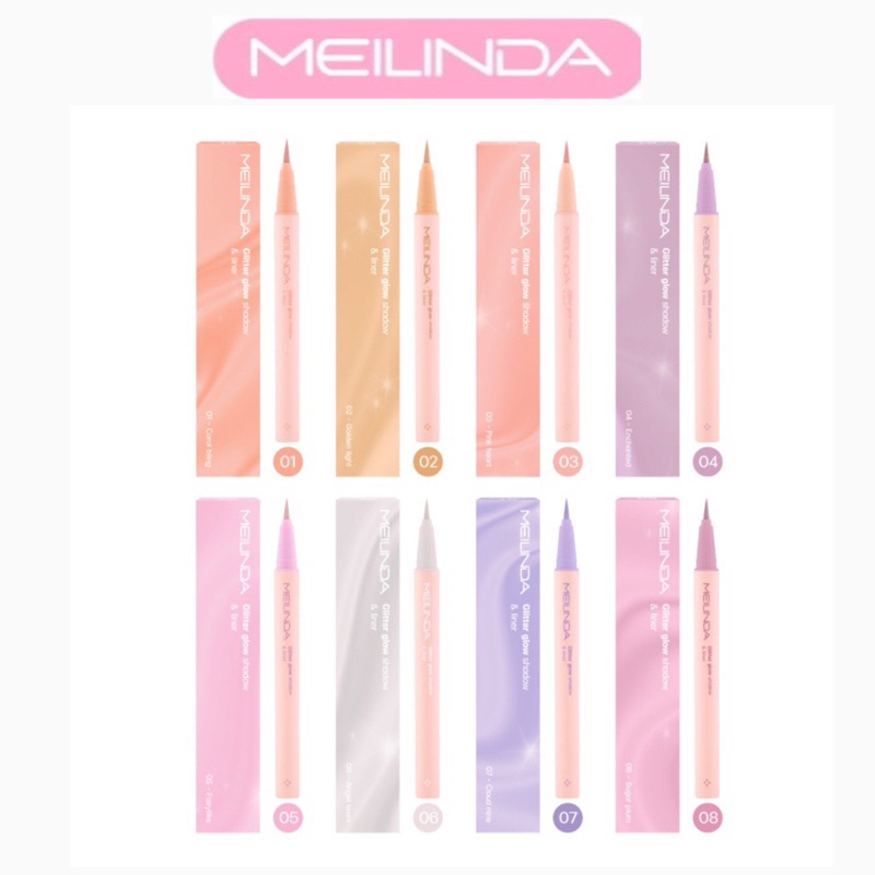 ลด 26%: Meilinda Glitter Glow Shadow &