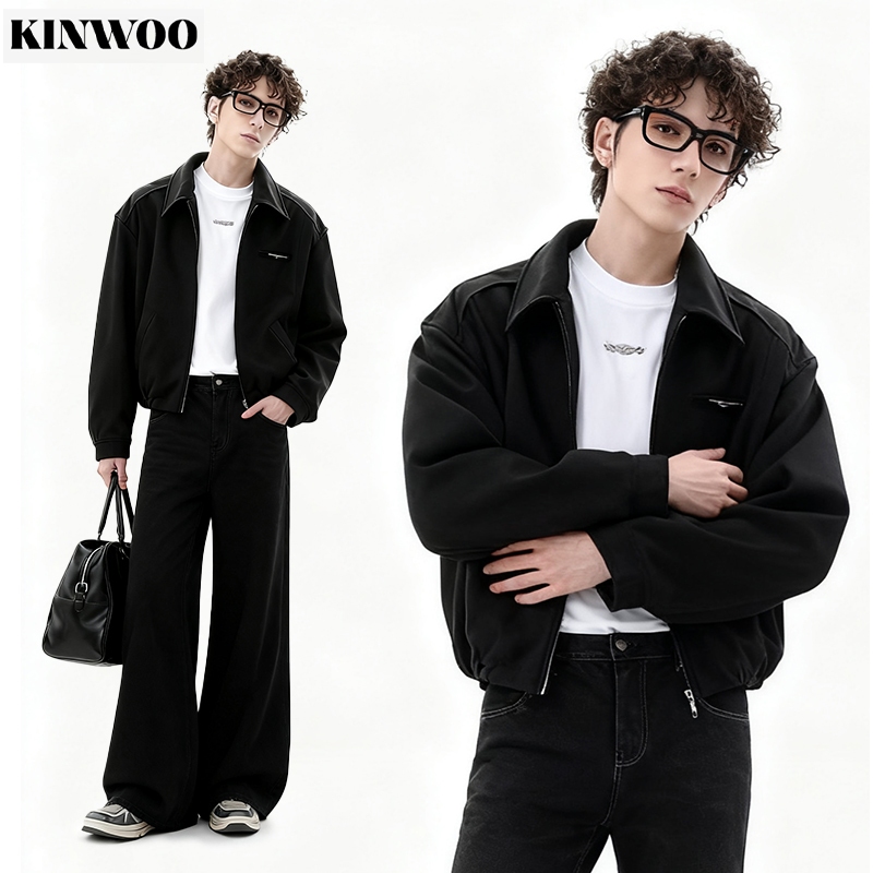 ลด 28%: KINWOOแจ็กเก็ตสั้น 2 สี