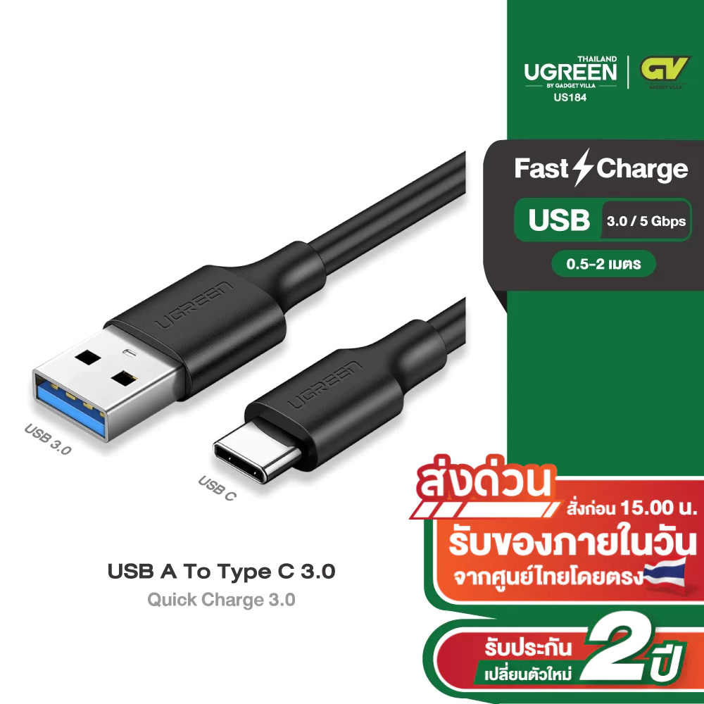 ลด 21%: UGREEN รุ่น US184 สายชาร์จเร็ว