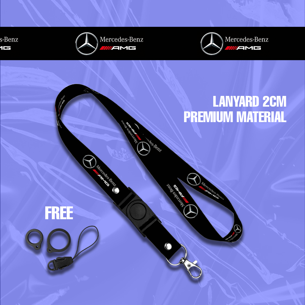 ลด 44%: GANTUNGAN HP MERCEDES BENZ Lanyard (2CM)