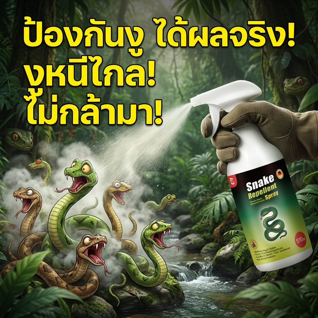 ลด 36.1% 🐍ไร้งูในรัศมี 1000 เมตร🐍