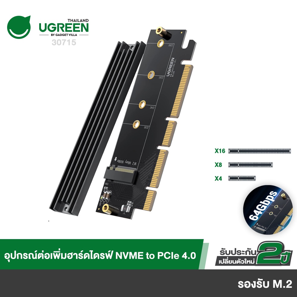 ลด 21%: UGREEN รุ่น 30715 NVMe PCIe