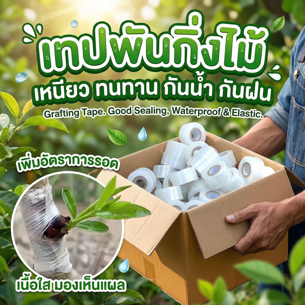 ลด 25%: เทปพันกิ่งไม้ กันน้ํา-กันเชื้อรา