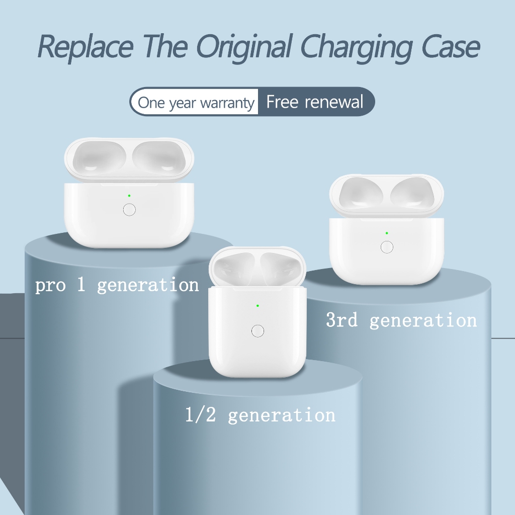 ลด 45%: กล่องชาร์จไร้สายสําหรับ-airpod