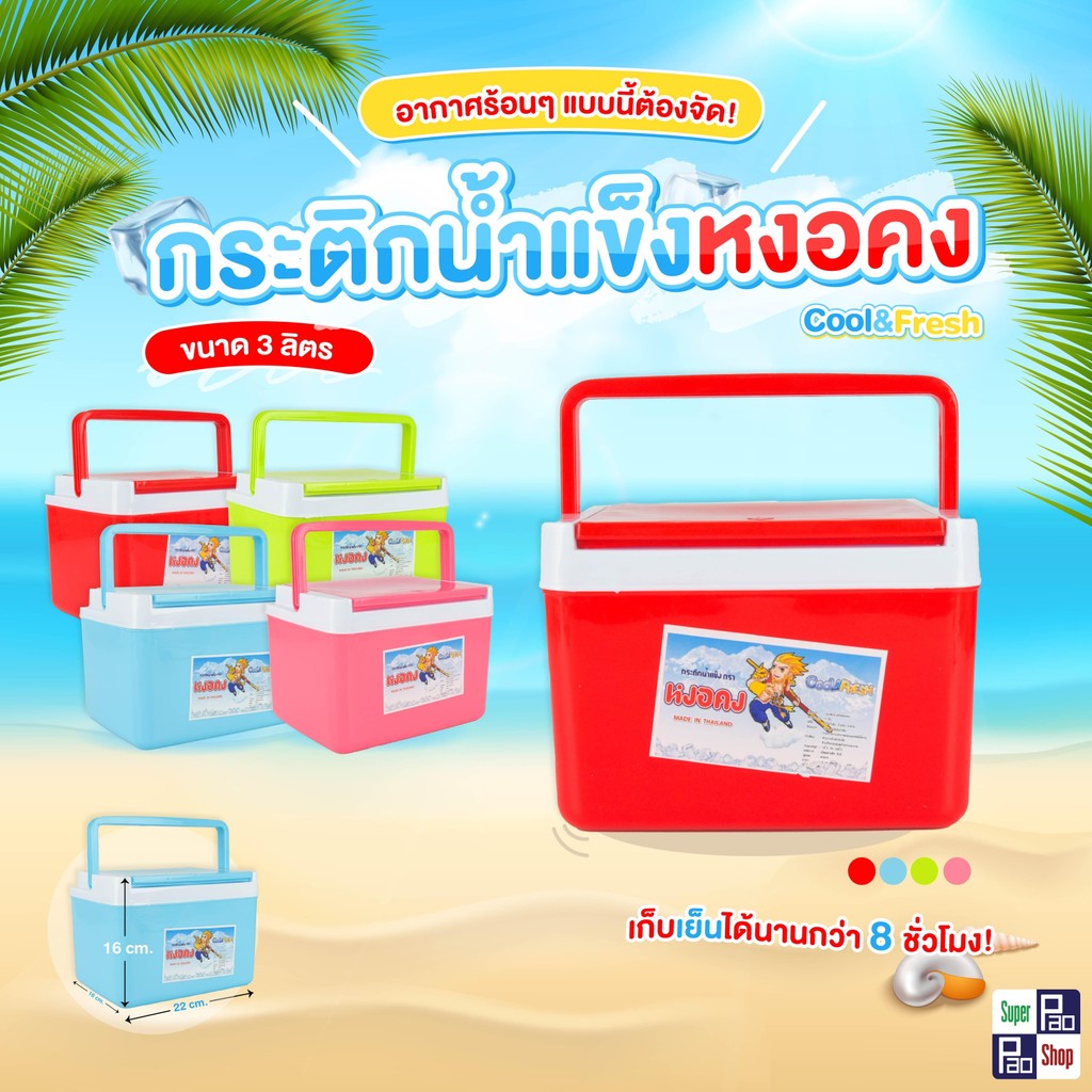 ลดลง 30%: กระติกน้ําแข็งสี่เหลี่ยมหงอคง