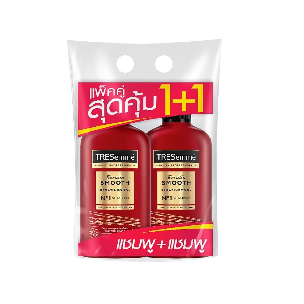 ลด 27%: เทรซาเม่ แชมพู+แชมพู เคราตินสมูท