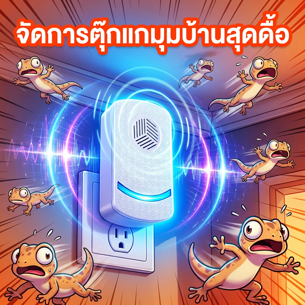 ลดลง 41% เครื่องอัลตราโซนิก ไล่จิ้งจก