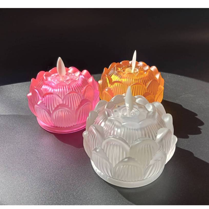 ราคาลดลงใหม่: เทียนดอกบัว LED