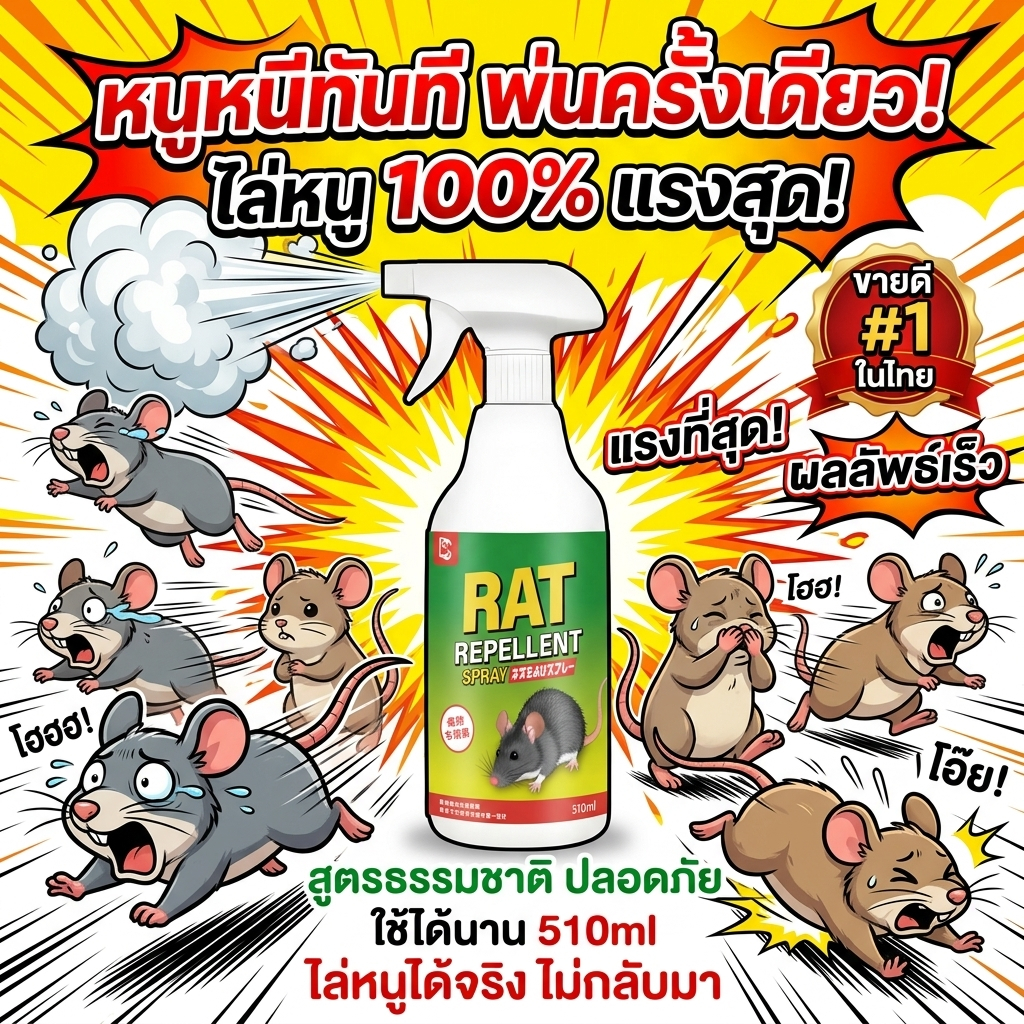 ลด 38%: หนูจะไม่กลับมาอีกแล้ว