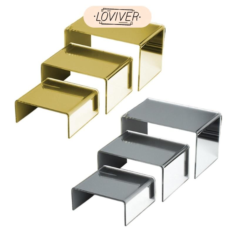 ลด 34%: LOVIVER 3ชิ้นจอแสดงผลอะคริลิ