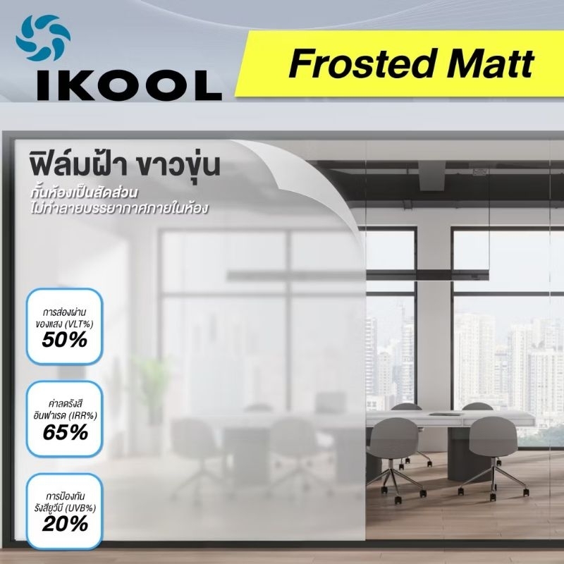 ลด 24%: ฟิล์มฝ้า IKOOL รุ่น Frosted