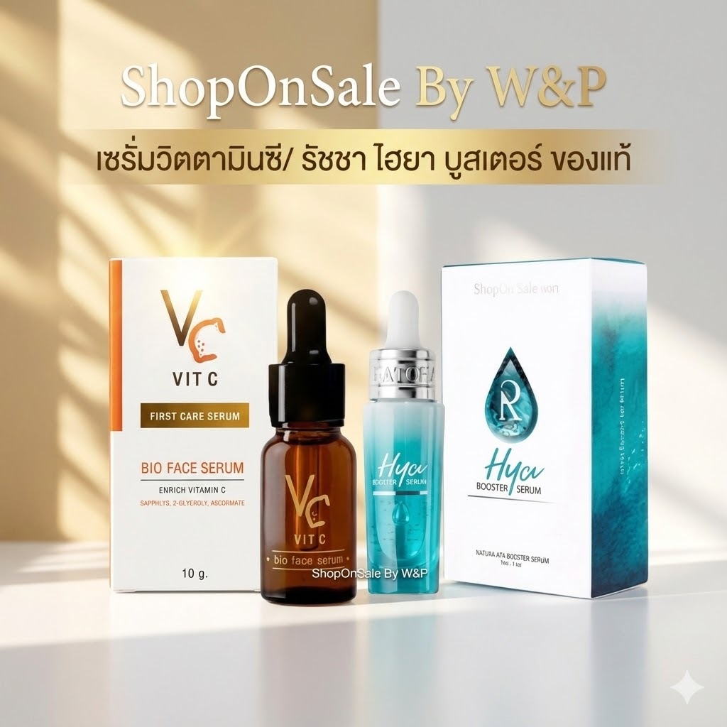 ลด 21%: เซรั่มวิตตามินซี __MGC_VARIANT_0__ -RATCHA HYA Booster (1ชิ้น)