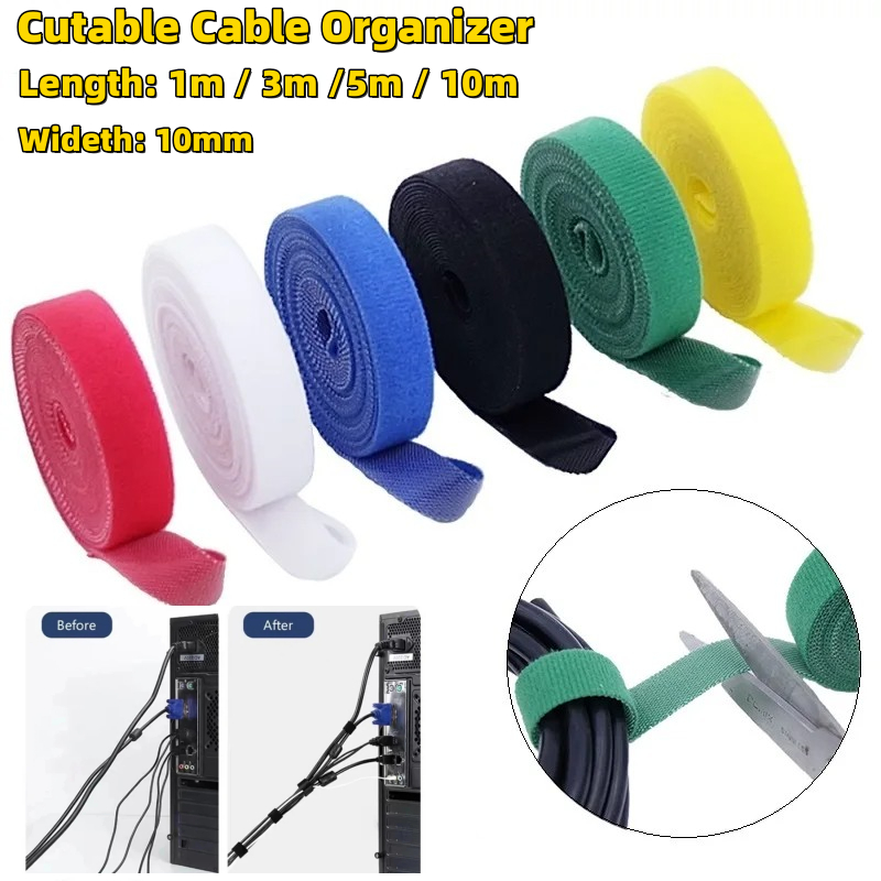 ลด 30%: 5m Data Cable Organizer Reusable