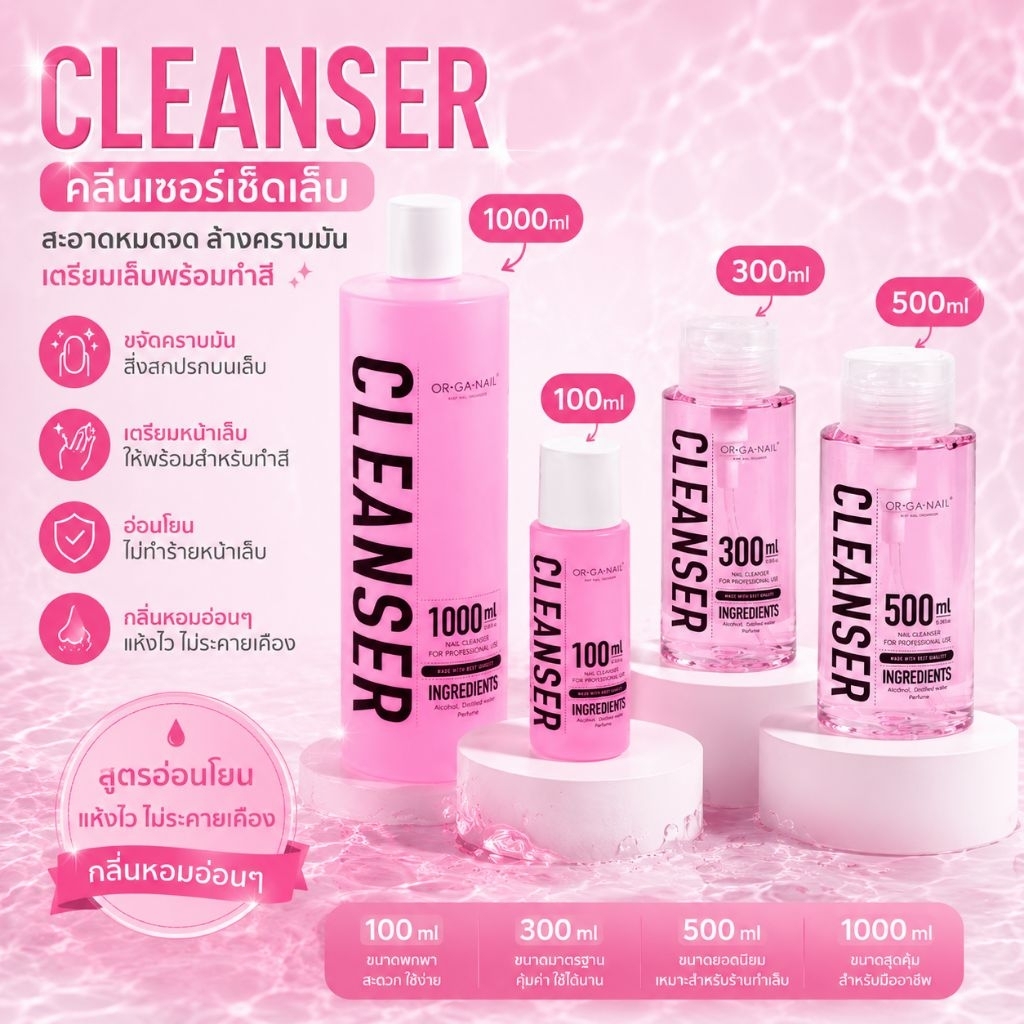 ราคาลดลงใหม่: OR•GA•NAIL Cleanser