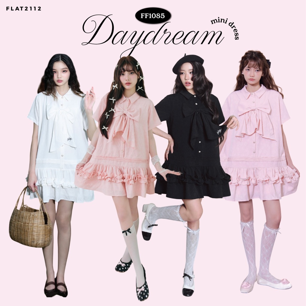ลด 35%: FLAT2112 : DAYDREAM MINI DRESS (FF1085)