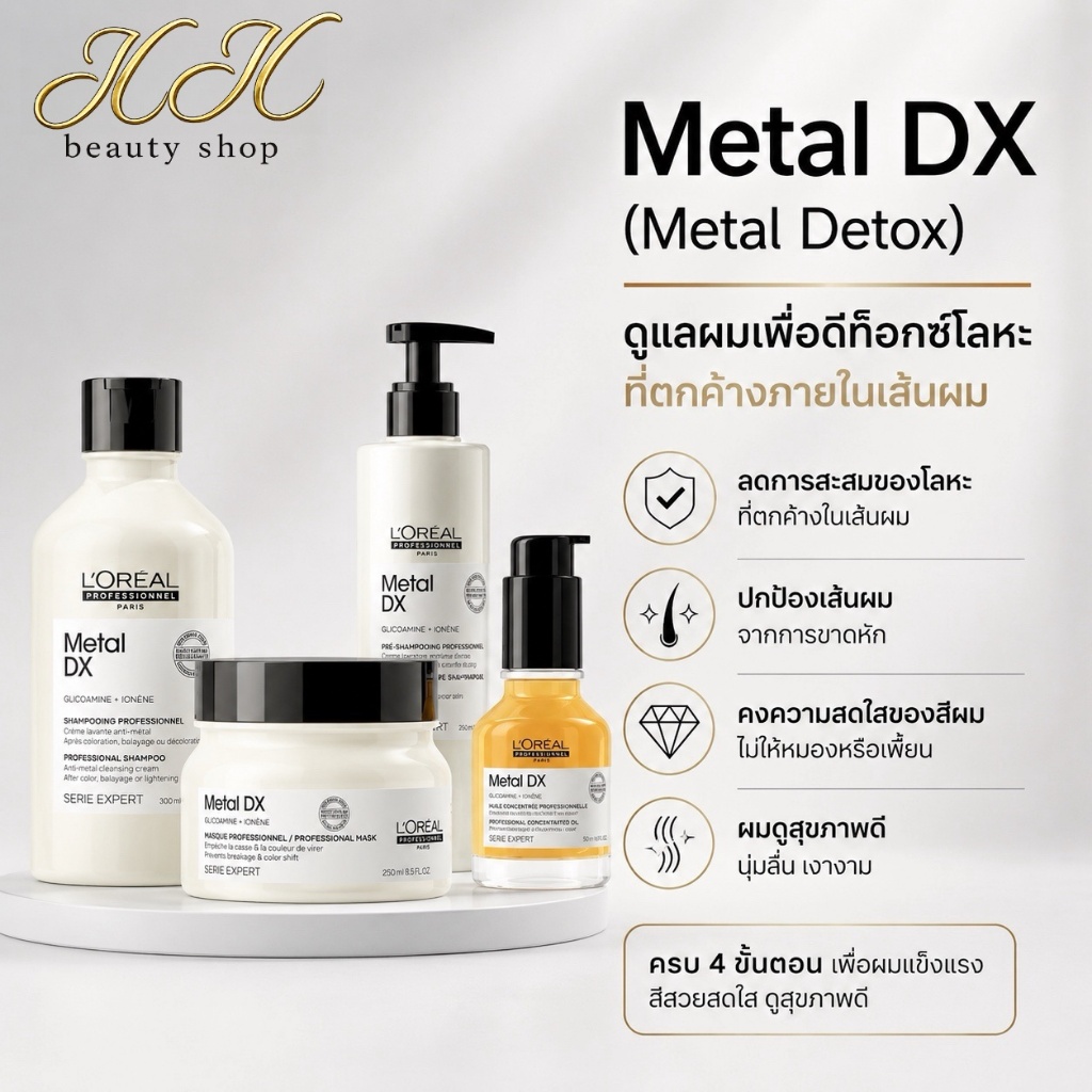 ลด 59%: LOreal Professionnel Metal DX