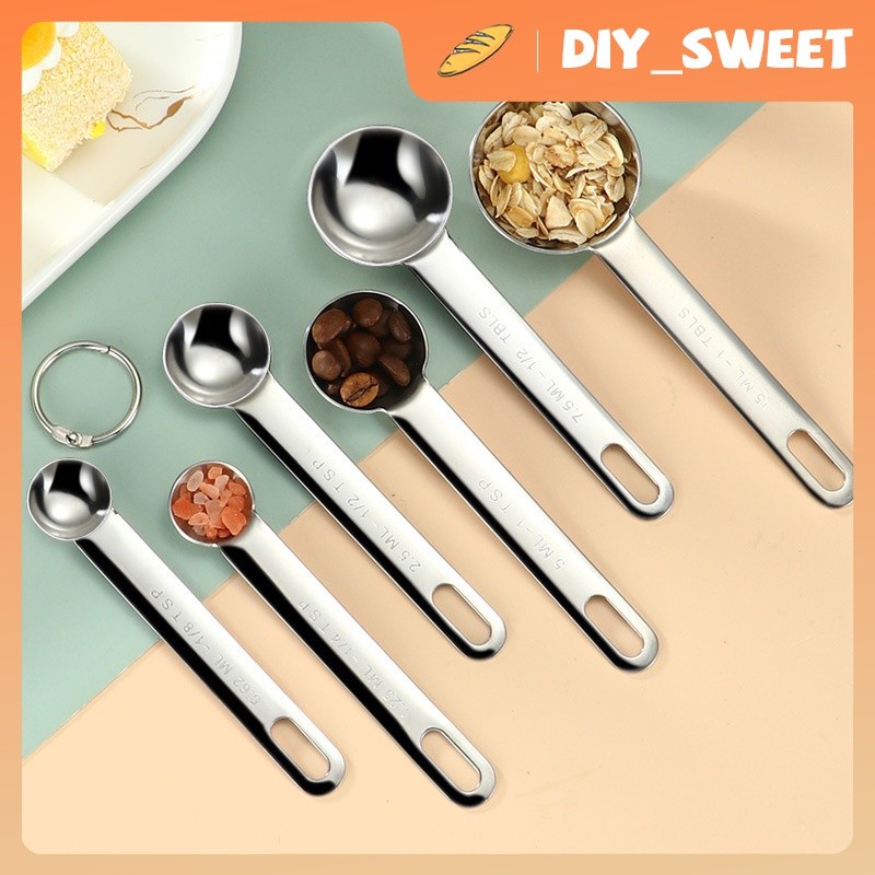 ลด 30%: DIY_SWEET สแตนเลสช้อนวัดช้อน 8