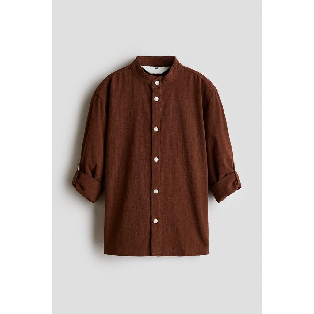 ลด 25%: H&M __MGC_VARIANT_0__ — H&M __MGC_VARIANT_0__ เสื้อเชิ้ตคอจีน เด็กชาย 1355283_1