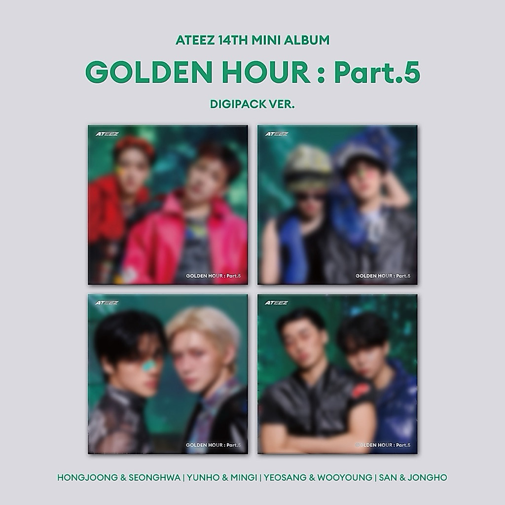 ลด 20%: มีการ์ด POB ATEEZ GOLDEN HOUR (DIGIPACK)