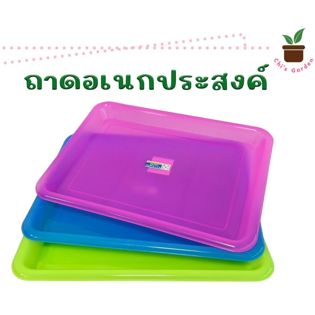 ลด 50%: ถาดอเนกประสงค์ ถาดรองพลาสติก ถาด