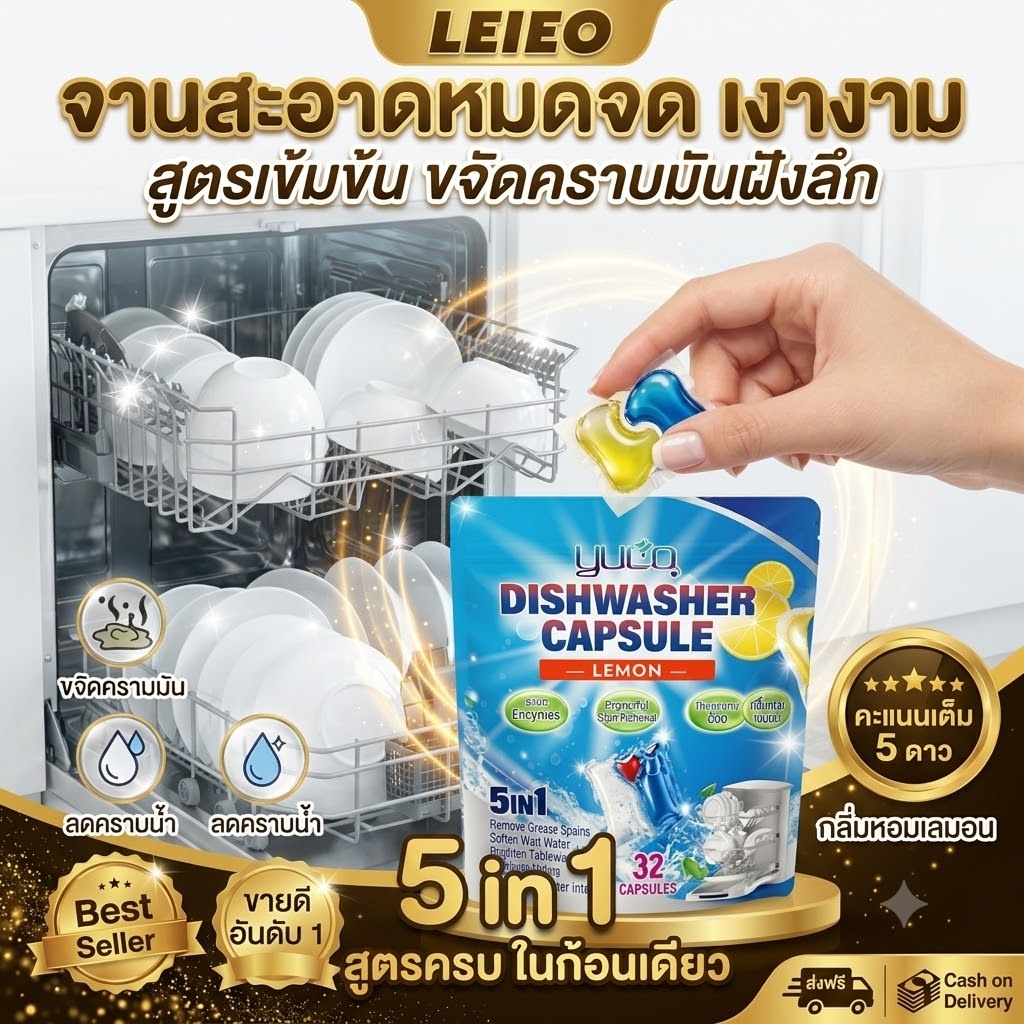 ลด 49% จากก่อนหน้า! 32 เม็ด ล้างได้ 32