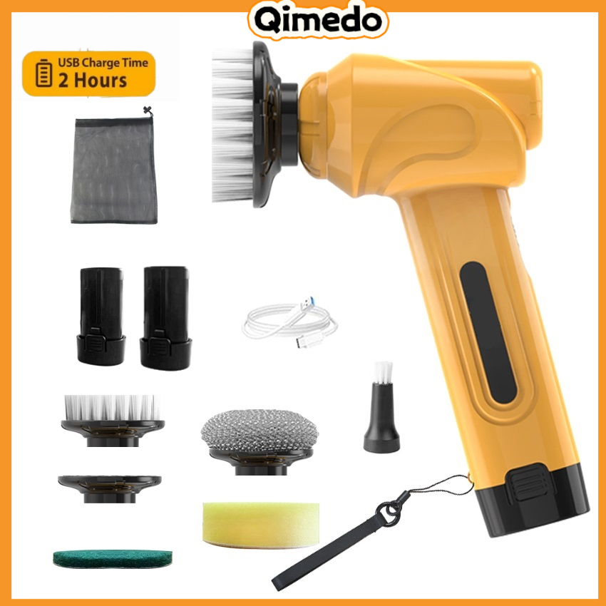 ลด 25%: Qimedo แปรงขัดไฟฟ้าไร้สาย 360°
